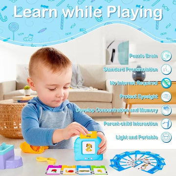 Talking Flash Cards Educational Toy | Early Education Learning Device | Flash Cards reader for Age 2 3 4 5 6