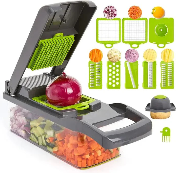 12 in 1 Nicer Dicer Chopper Vegetable Cutter Plus Salad Vegetable Fruit Cutter